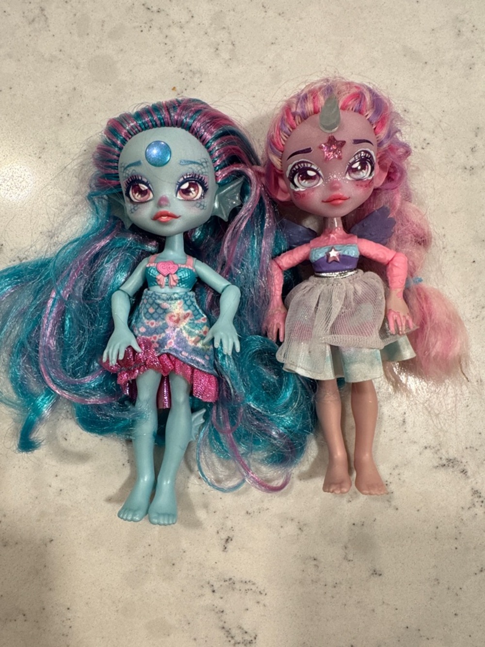 Lot of TWO Magic Mixies Pixlings Doll Set